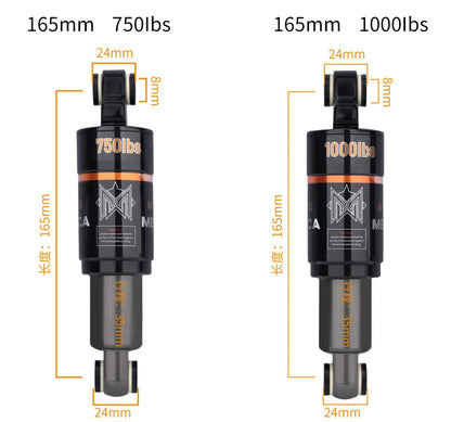 Meroca 125-190 mm 750-1000 lbs Federung
