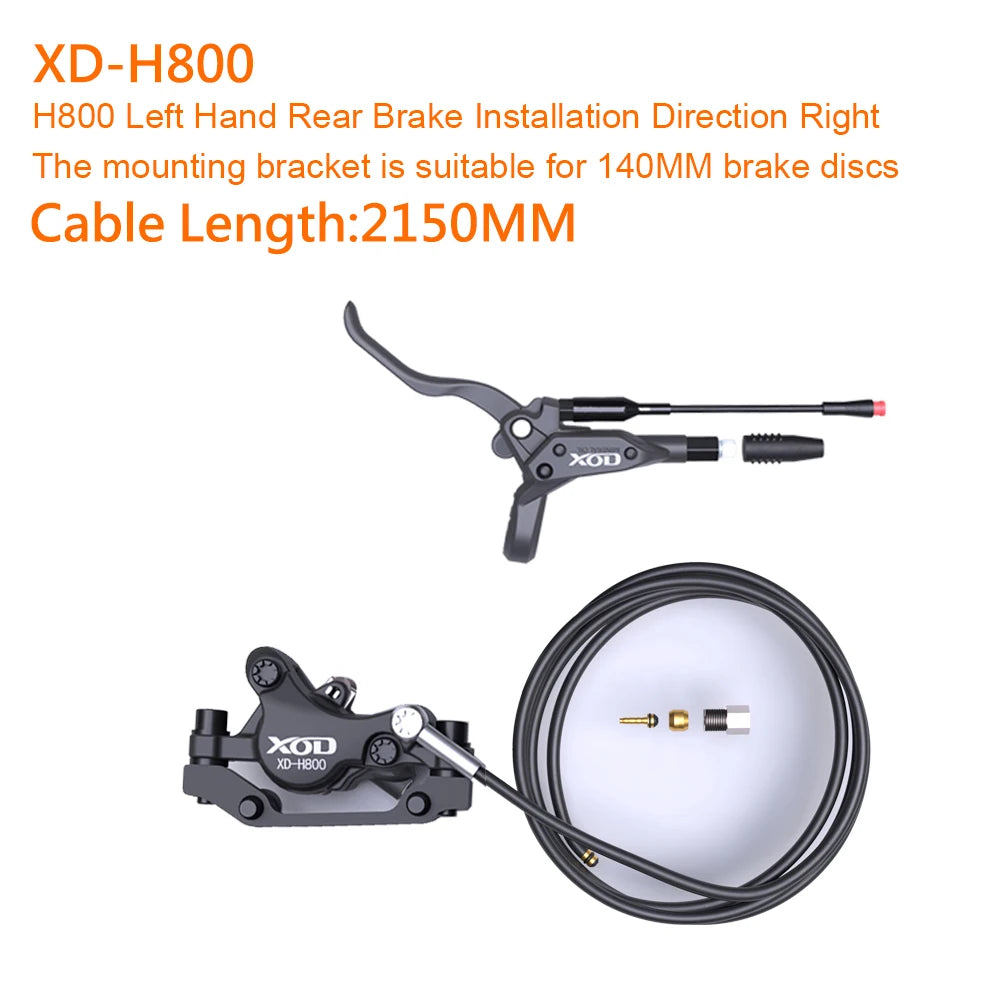 XOD H800/H880 Electric Scooter Hydraulic Disc Brake for KUKirin G2 MAX G2 Master  Multiple Models Electric Scooter Brake