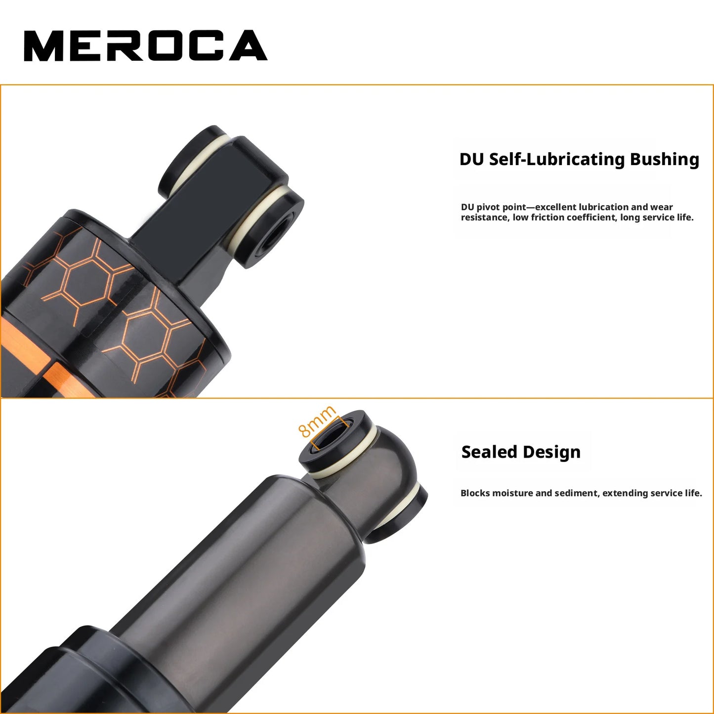 Meroca 125-190 mm 750-1000 lbs Federung