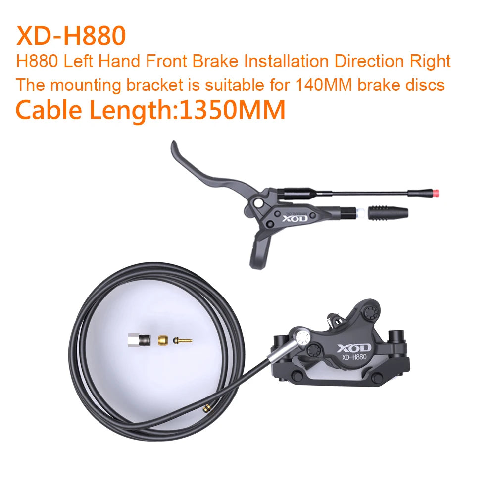 XOD H800/H880 Electric Scooter Hydraulic Disc Brake for KUKirin G2 MAX G2 Master  Multiple Models Electric Scooter Brake