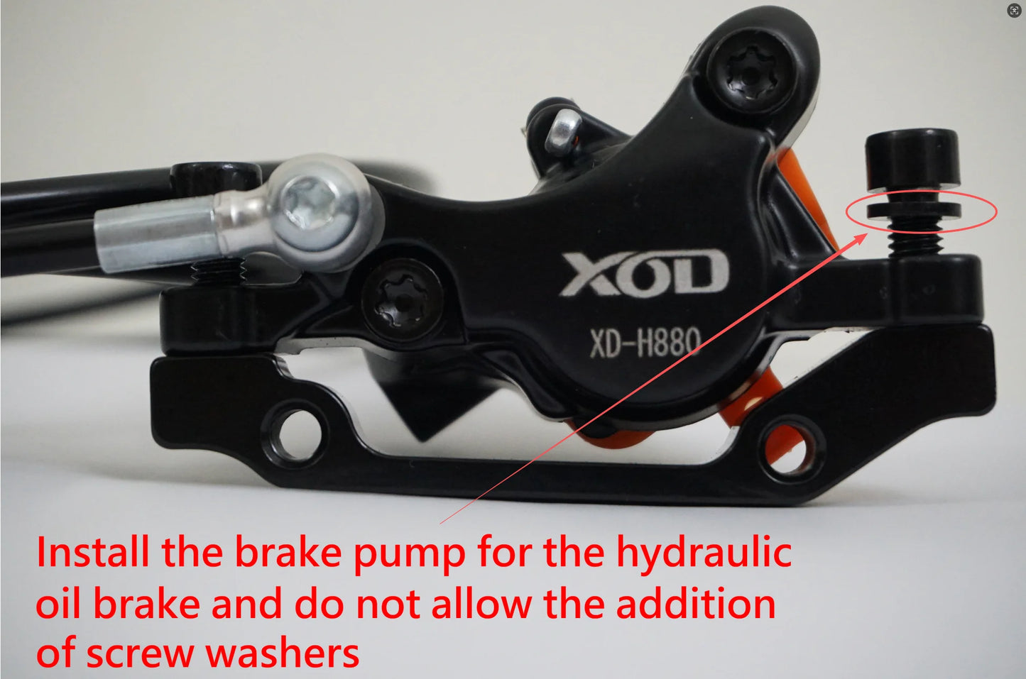XOD H800/H880 Electric Scooter Hydraulic Disc Brake for KUKirin G2 MAX G2 Master  Multiple Models Electric Scooter Brake