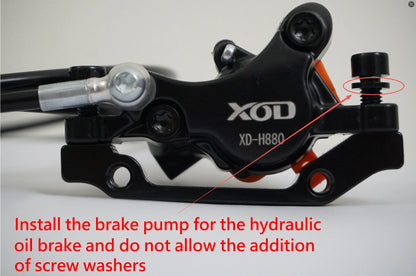 XOD H800/H880 Electric Scooter Hydraulic Disc Brake for KUKirin G2 MAX G2 Master  Multiple Models Electric Scooter Brake