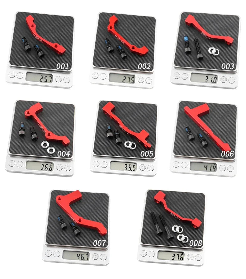 1/2Pcs Bicycle Disc Brake Caliper Mount Adapter MTB Disc Brake Converter IS PM 140 160 180 203mm Bike Disc Brake Rotor Adapter