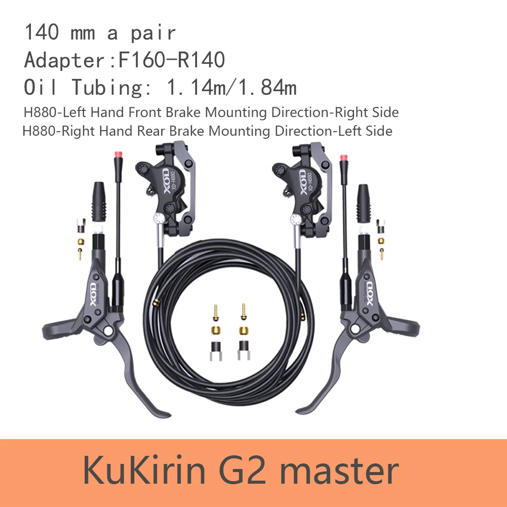 XOD H800/H880 Electric Scooter Hydraulic Disc Brake for KUKirin G2 MAX G2 Master  Multiple Models Electric Scooter Brake