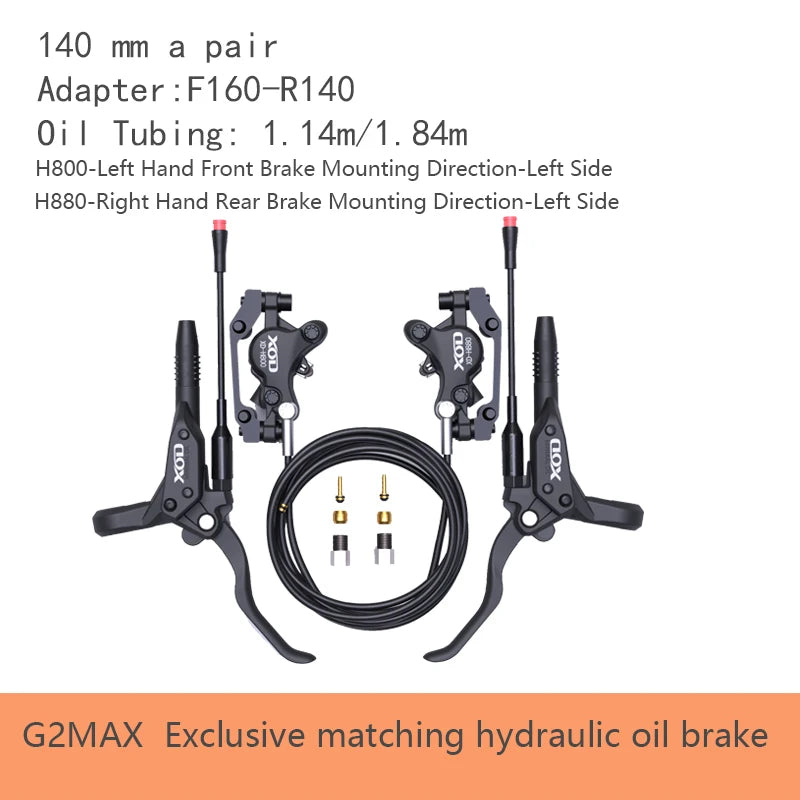 XOD H800/H880 Electric Scooter Hydraulic Disc Brake for KUKirin G2 MAX G2 Master  Multiple Models Electric Scooter Brake