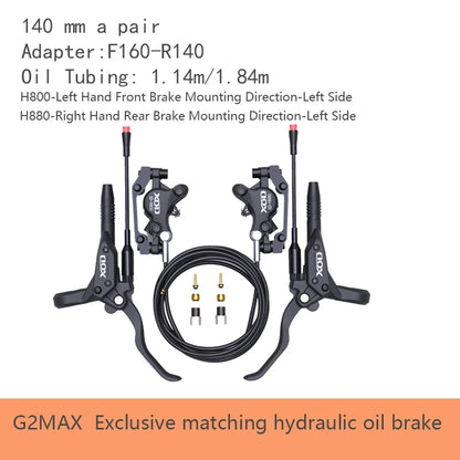 XOD H800/H880 Electric Scooter Hydraulic Disc Brake for KUKirin G2 MAX G2 Master  Multiple Models Electric Scooter Brake