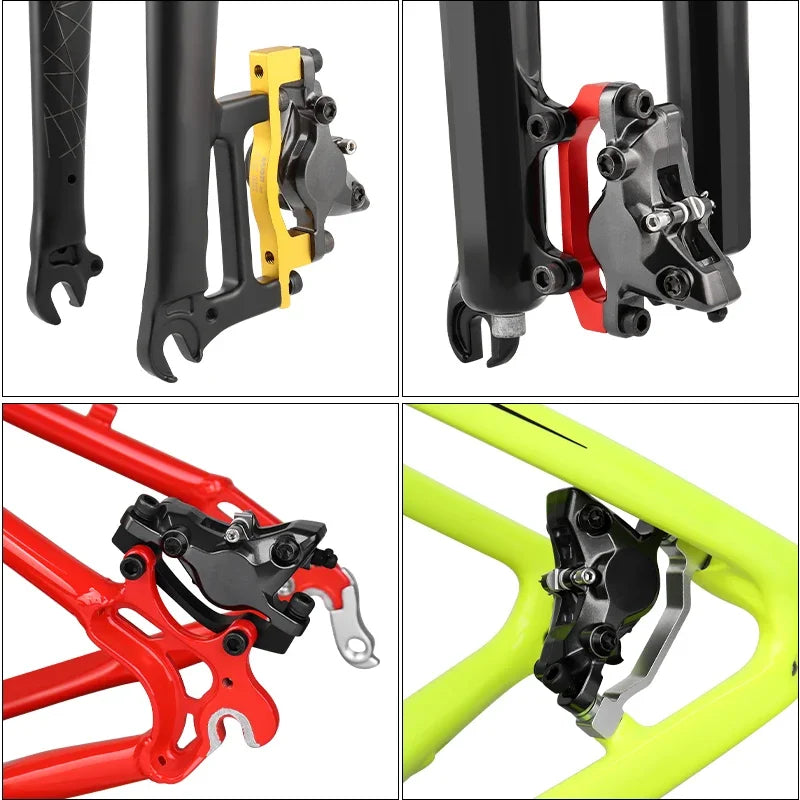 1/2Pcs Bicycle Disc Brake Caliper Mount Adapter MTB Disc Brake Converter IS PM 140 160 180 203mm Bike Disc Brake Rotor Adapter