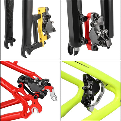 1/2Pcs Bicycle Disc Brake Caliper Mount Adapter MTB Disc Brake Converter IS PM 140 160 180 203mm Bike Disc Brake Rotor Adapter
