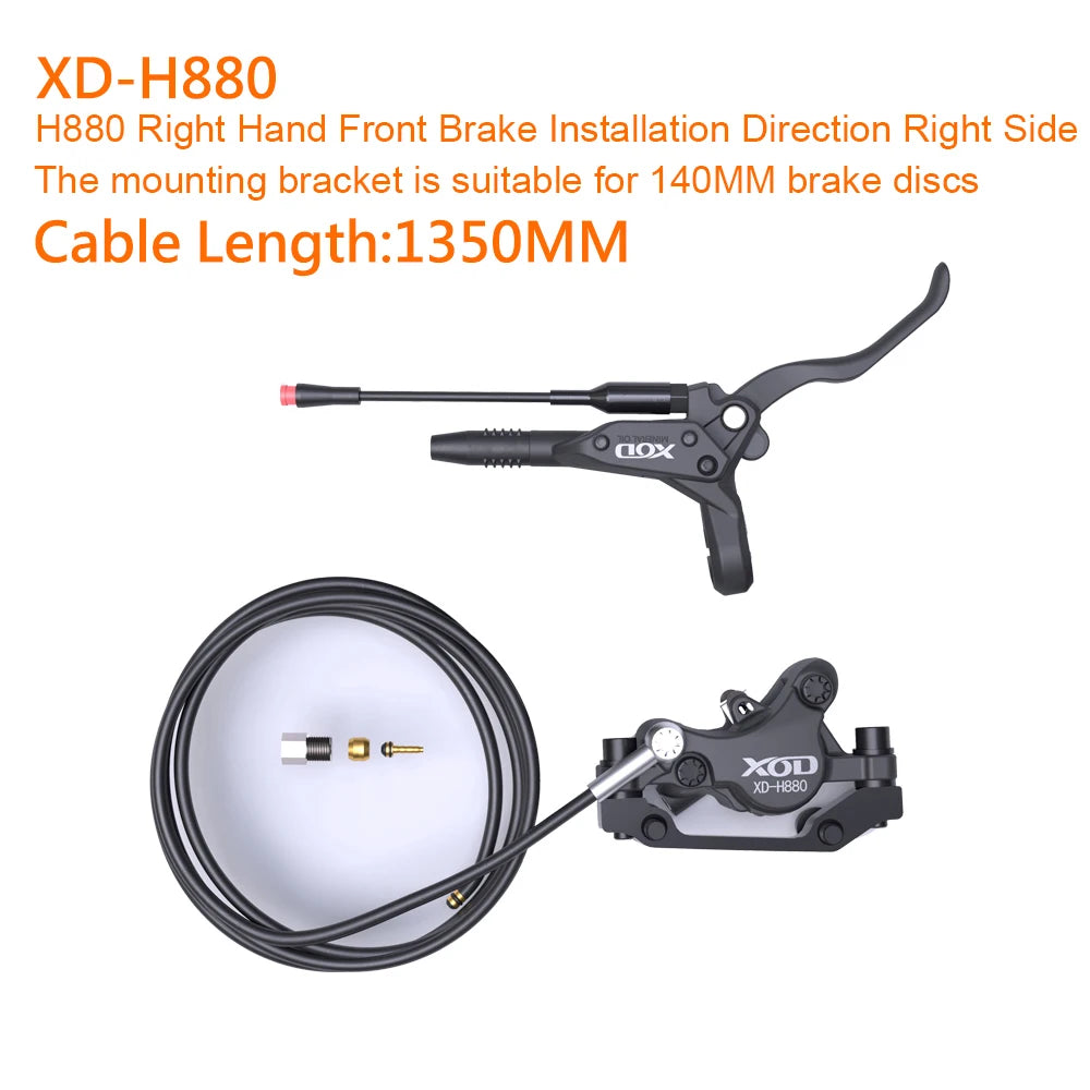 XOD H800/H880 Electric Scooter Hydraulic Disc Brake for KUKirin G2 MAX G2 Master  Multiple Models Electric Scooter Brake