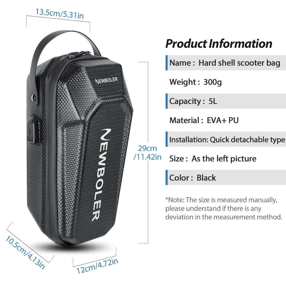 E-Scooter-Tasche mit Ladegerät 3L/5L