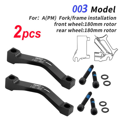 1/2Pcs Bicycle Disc Brake Caliper Mount Adapter MTB Disc Brake Converter IS PM 140 160 180 203mm Bike Disc Brake Rotor Adapter