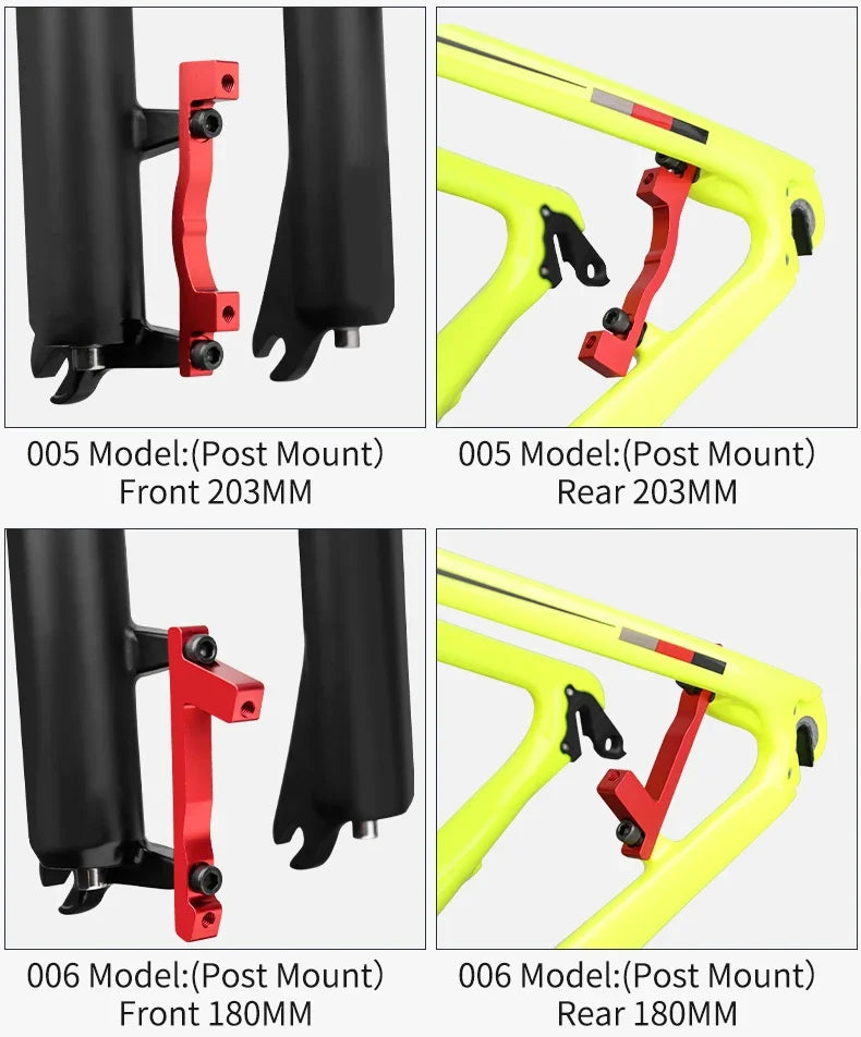 1/2Pcs Bicycle Disc Brake Caliper Mount Adapter MTB Disc Brake Converter IS PM 140 160 180 203mm Bike Disc Brake Rotor Adapter