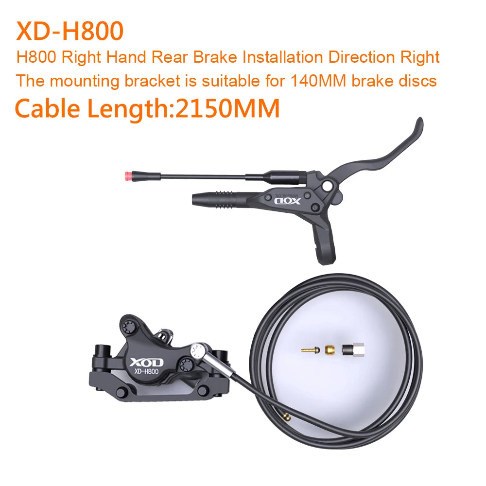 XOD H800/H880 Electric Scooter Hydraulic Disc Brake for KUKirin G2 MAX G2 Master  Multiple Models Electric Scooter Brake
