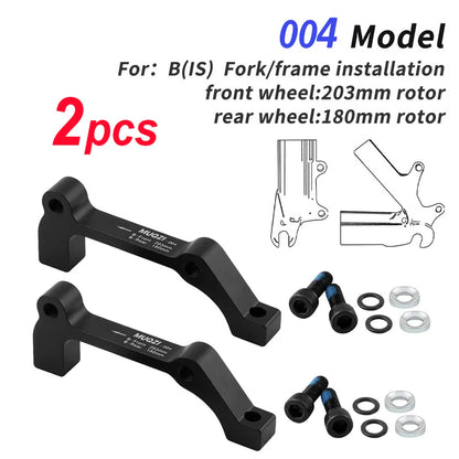 1/2Pcs Bicycle Disc Brake Caliper Mount Adapter MTB Disc Brake Converter IS PM 140 160 180 203mm Bike Disc Brake Rotor Adapter
