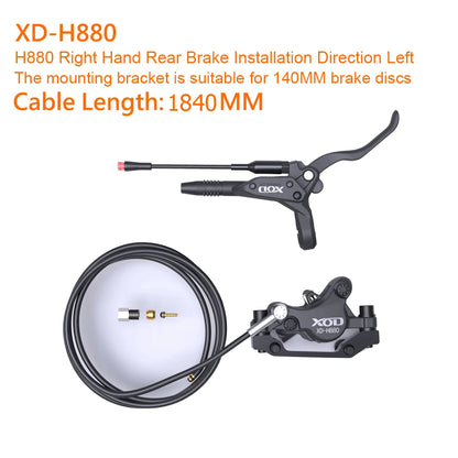 XOD H800/H880 Electric Scooter Hydraulic Disc Brake for KUKirin G2 MAX G2 Master  Multiple Models Electric Scooter Brake