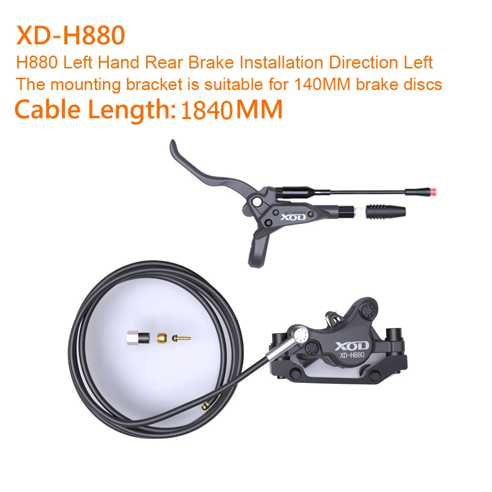 XOD H800/H880 Electric Scooter Hydraulic Disc Brake for KUKirin G2 MAX G2 Master  Multiple Models Electric Scooter Brake