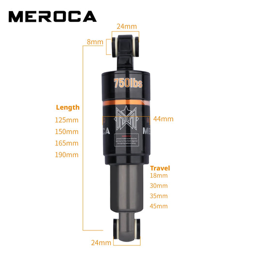 Meroca 125-190 mm 750-1000 lbs Federung