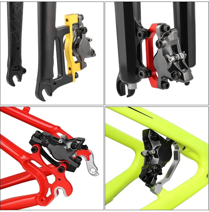 1/2Pcs Bicycle Disc Brake Caliper Mount Adapter MTB Disc Brake Converter IS PM 140 160 180 203mm Bike Disc Brake Rotor Adapter