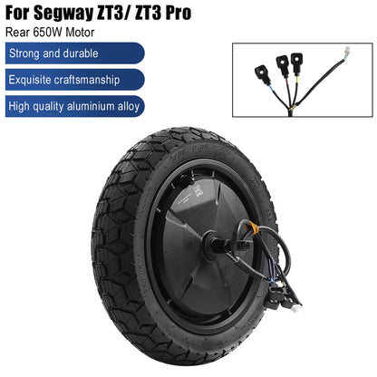 Engine Motor 48V 650W For Segway Ninebot ZT3 Pro Electric Scooter Rear Wheel Motor Assembly Replacement Parts
