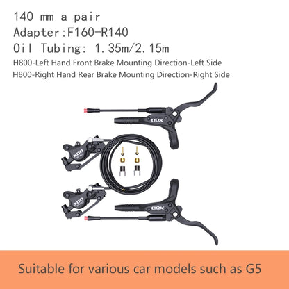 XOD H800/H880 Electric Scooter Hydraulic Disc Brake for KUKirin G2 MAX G2 Master  Multiple Models Electric Scooter Brake